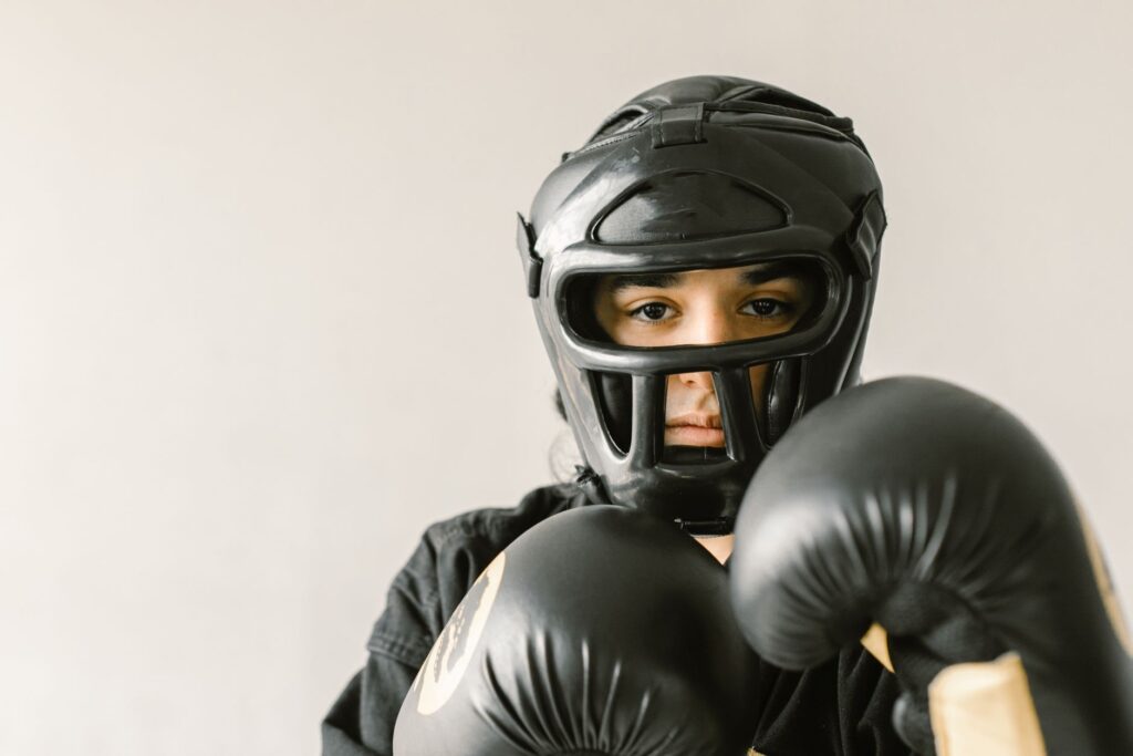 teenage wushu athlete